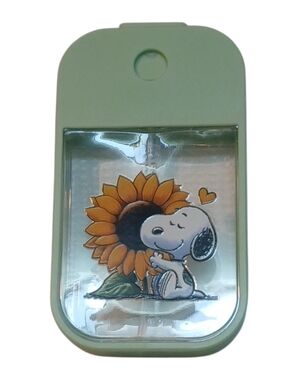 Peanuts - Snoopy Refillable Hand Sanitizer Spray Bottle, Pocket/Purse Size. 1.5o